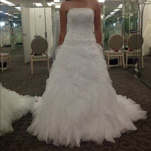 Wedding dress, David’s Bridal
